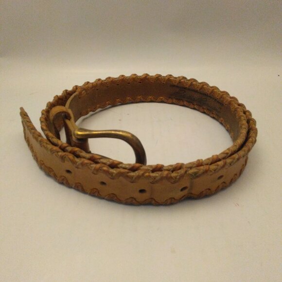 Vintage Eddie Bauer leather belt - Picture 3 of 3